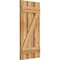 Ekena Millwork Spaced Board-n-Batten Shutters w/Z-Bar, Rough Sawn Western Red Cedar, 17 1/8W x 35H, PR RBS06Z17X035RWR - alternate 4